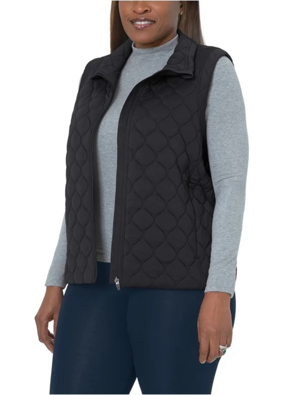 Kirkland Signature Quilted Black Vest